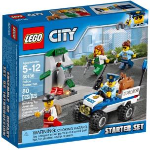 Okładka książki Lego CITY 60136 Policja zestaw startowy
