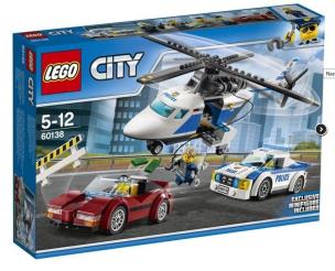 Okładka książki Lego CITY 60138 Szybki pościg