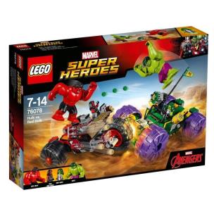 Okładka książki Lego SUPER HEROES Hulk kontra Czerwony Hulk