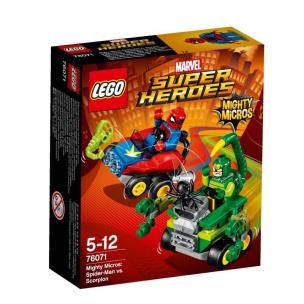 Okładka książki Lego SUPER HEROES Spiderman kontra Skorpion