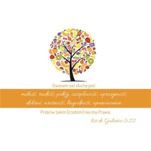 Opakowanie Magnes na lodówkę - Owocem zaś Ducha