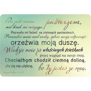Opakowanie Magnes na lodówkę - Pan jest moim Pasterzem
