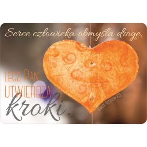 Opakowanie Magnes na lodówkę - Serce człowieka obmyśla