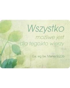Opakowanie Magnes na lodówkę - Wszystko jest możliwe