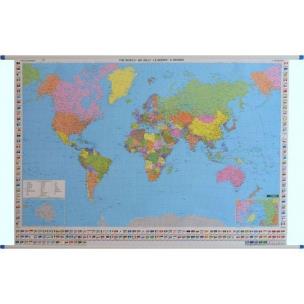 Opakowanie Mapa ścienna Świat polityczna 1:35 000 000