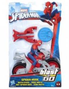 Opakowanie Marvel Spider-Man Ścigacz Blast&Go Spider-Man