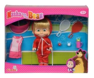 Opakowanie Masza i Niedźwiedź Masza na tenisie