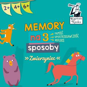 Okładka książki Memory na 3 sposoby Zwierzyniec. Nowa edycja