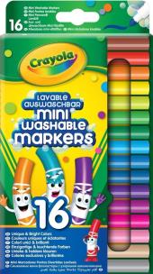 Opakowanie Mini markery zmywalne 16 kolorów CRAYOLA