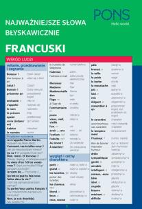 Okładka książki Najważniejsze słowa błyskawicznie Francuski