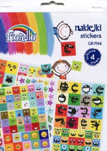 Opakowanie Naklejki Fiorello emoty