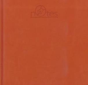 Opakowanie Notes TRIO-2 (NT-9) ciemny pomarańczowy TELEGRAPH