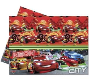 Opakowanie Obrus plastikowy Cars Neon 120x180 cm KK