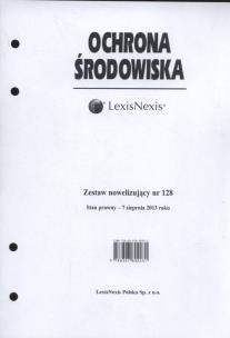 Opakowanie Ochrona środowiska Zestaw nowelizujący nr 128/2013