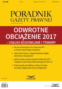 Opakowanie Odwrotne obciążenie 2017-usługi budowlane i towary