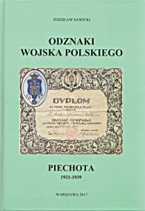 Okładka książki Odznaki Wojska Polskiego. Piechota 1921-1939