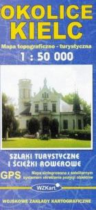 Opakowanie Okolice Kielc mapa 1:50 000