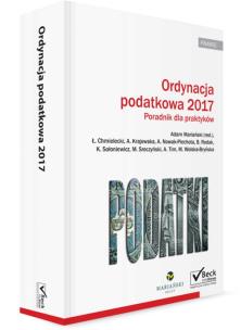 Okładka książki Ordynacja podatkowa 2017