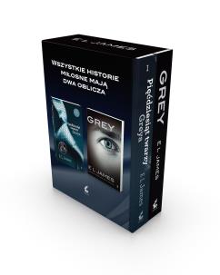Okładka książki Pakiet Grey: Pięćdziesiąt twarzy Greya / Grey. Pięćdziesiąt twarzy Greya oczami Christiana