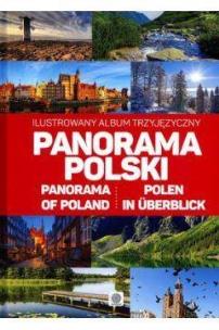 Okładka książki Panorama polski ilustrowany album trzyjęzyczny...