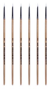 Opakowanie Pędzle nylonowe okrągłe Niki4 nr 00 6 sztuk