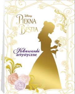Okładka książki PIĘKNA I BESTIA.  KOLOROWANKI ARTYSTYCZNE