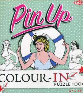 Opakowanie Pin-Up Color-In puzzle do kolorowania 1000 - Audiobook