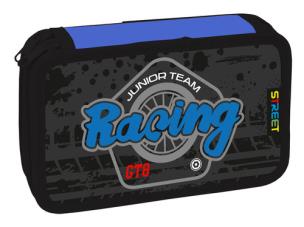 Opakowanie Piórnik trzykomorowy z wyposażeniem Racing