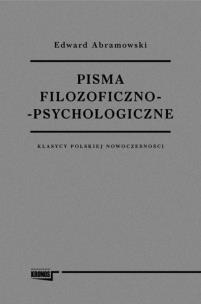 Okładka książki Pisma filozoficzno psychologiczne Klasycy polskiej nowoczesności