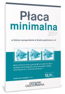 Opakowanie Płaca minimalna 2017