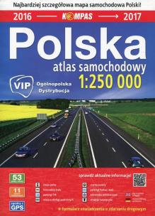 Opakowanie Polska Atlas samochodowy 1:250 000 Kompas