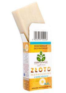 Zdjęcie produktu Powrót do Natury Mydło ze złotem monojonowym i wodą utlenioną 100g
