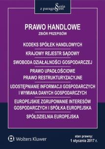 Okładka książki Prawo handlowe Zbiór przepisów