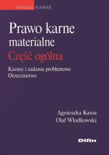 Okładka książki Prawo karne materialne część ogólna