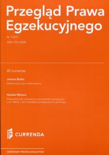 Opakowanie Przegląd Prawa Egzekucyjnego 01/2017