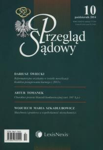 Opakowanie Przegląd Sądowy 10/2014