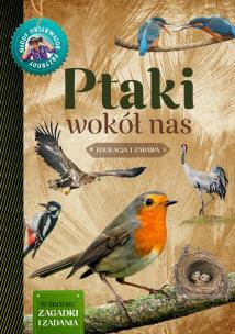 Okładka książki Ptaki wokół nas Młody Obserwator Przyrody