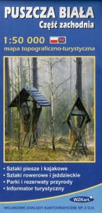 Okładka książki Puszcza Biała część zachodnia, 1:50 000