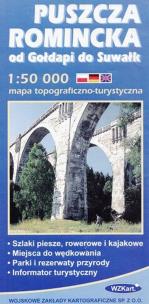 Opakowanie Puszcza Romincka od Gołdapi do Suwałk mapa 1:50 000