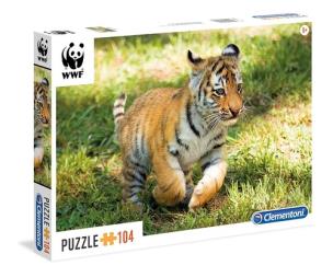 Opakowanie Puzzle 104 WWF Tygrys