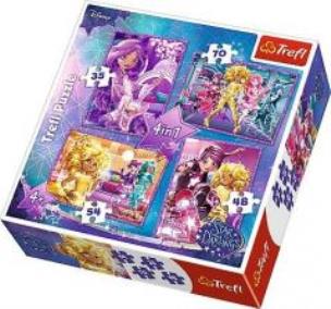 Opakowanie Puzzle 4w1 Gwiezdne przyjaciółki TREFL