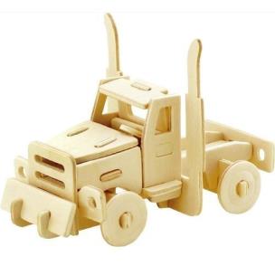 Okładka książki Puzzle drewniane 3D Ciężarówka