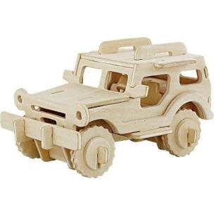 Opakowanie Puzzle drewniane 3D Jeep