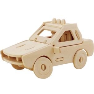 Okładka książki Puzzle drewniane 3D Radiowóz