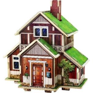 Okładka książki Puzzle drewniane 3D Rezydencja