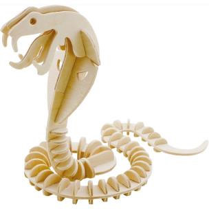 Opakowanie Puzzle drewniane 3D Wąż