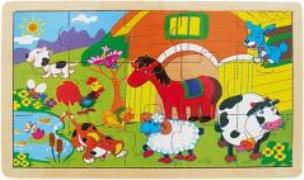 Opakowanie Puzzle drewniane Zwierzęta