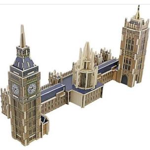 Opakowanie Puzzle Drewniany Big Ben