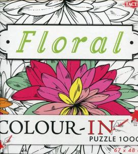 Opakowanie Puzzle Floral Color-In do kolorowania 1000
