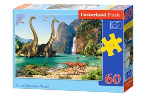 Opakowanie Puzzle In the Dinosaurs World 60